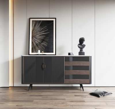 现代玄关柜3D模型下载